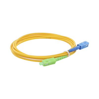 Jumper de Fibra Óptica Monomodo SC/APC-SC/UPC Simplex de 2 Metros (6.56 Pies), 3mm | LPSM3SCASCUS2