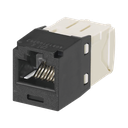 Conector Jack RJ45 Estilo TG, Mini-Com, Categoría 6, de 8 Posiciones y 8 Cables, Color Negro | CJ688TGBL