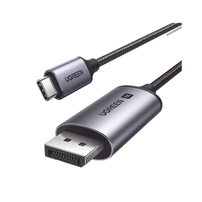 Cable USB-C a DP 1.4 | 3 Metros (9.84 Pies) | Compatible con Thunderbolt 3 & 4 | 8K@60Hz | 4K@240Hz | HDR10+ | eARC | DTS | 3D | ALLM | VRR | | FreeSync G-Sync | Caja de Aluminio | Nylon Trenzado | Conector Niquelado | Blindaje Multicapa | 25839
