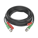 Cable Coaxial (BNC RG59) + Alimentación / SIAMES / 5 Metros (16.40 Pies) / 100% Cobre / Para Cámaras 4K / Uso Interior y Exterior | DIY-5M-HD