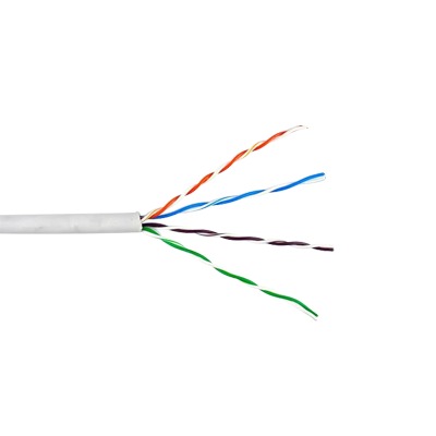 Bobina de Cable de 305 Metros (1000 Pies) UTP Cat6 Riser / Color Blanco / UL, CMR, Probado a 350 Mhz / Para Aplicaciones de CCTV, Redes de Datos, IP Megapixel, Control RS485 | 6360-1101/1000