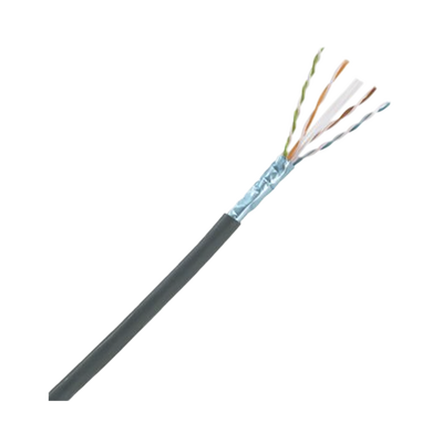 Bobina de Cable Planta Externa con Gel, de 4 Pares, Cat6A, UTP, Color Negro, 305 Metros (1000 Pies) | PUO6X04BL-CEG