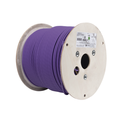 Bobina de Cable U/UTP de 4 Pares, Z-MAX, Cat6A, Soporte de Aplicaciones 10GBase-T, LS0H, Color Violeta, 305 Metros (1000 Pies) | 9C6L4-A5