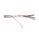 Caja de 305 Metros (1000 Pies) / 4 X 22 AWG / Blindado / CMR, Color Gris. Aplicaciones en Sistemas de Audio, Alarmas y Control de Acceso. | 9239/1000