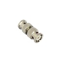 Adaptador tipo barril para 75 Ohm, de conector BNC macho a BNC macho, Níquel/ Oro/ Teflón. | TT-RG-13