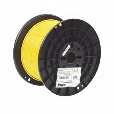 Bobina de Cable UTP de 4 Pares, Vari-MaTriX HD, Cat6A, 23 AWG, CMR (Riser), Color Amarillo, 305 Metros (1000 Pies) | PUR6AHD04YL-G