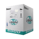 Bobina de Cable UTP 305 Metros (1000 Pies) de Cobre, TX6000? PanNet, Reelex, Blanco, Categoría 6 Mejorado (23 AWG), PVC (CM), de 4 Pares | PUC6004WH-FE