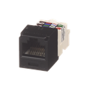 Conector Jack RJ45 Estilo TP, Mini-Com, Categoría 6, de 8 Posiciones y 8 Cables, Color Negro | CJ688TPBL
