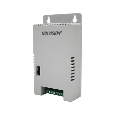 Fuente de Poder Regulada 12 Vcc / 13.5 Vcc / 15 Vcc para 4 Cámaras / 4 Amp (1 Amp por Salida) / Voltaje de Entrada 90 - 130 VCA / Filtro de Ruido para Cámaras 4K / Modo para Largas Distancias | DS-2FA1225-C4/K