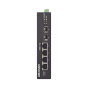 Switch Industrial No Administrable Gigabit / 3 Puertos Gigabit PoE+ (30 W) + 1 Puerto Gigabit PoE++ (60 W) / 2 Puertos SFP / 65 W Total / 48 a 57 VCD / Ideal para Proyectos / 300 Metros de Distancia | DS-3T0506HP-E/HS