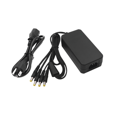 Fuente de Poder de 4 Salidas tipo Jack Macho de 12 Vcc / 5 Amper | PLK12DC4CH