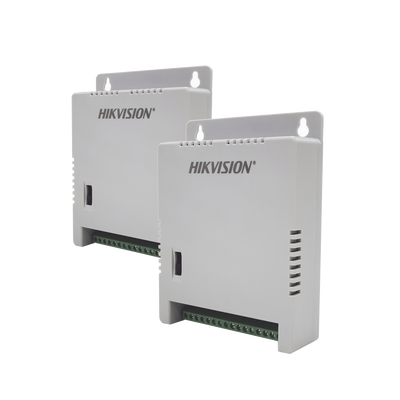 2 Fuentes de Poder Regulada (12 Vcc / 13.5 Vcc / 15 Vcc) para 16 Cámaras / 1 Amp por Salida / Voltaje de Entrada 90 - 130 VCA / Soporta 4K / Modo para Largas Distancias | DS-2FA1205-C8/X2