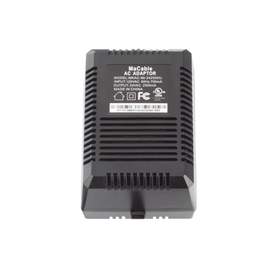 Transformador de 24 VCA / 2.5 Amp (60 VA) / Multiples Usos / Recomendado para PTZ TURBOHD e IP / Interior | MKAC-66-242500U
