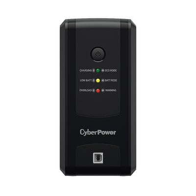 UPS de 550 VA/275 W, Topología Línea Interactiva, Entrada 120 Vca NEMA 5-15P, y 8 Salidas NEMA 5-15R, Puerto USB, Con Regulador de Voltaje (AVR) | UT-550GU