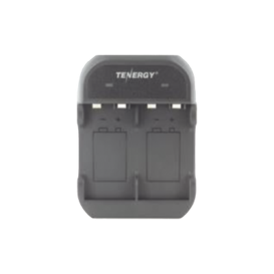 Cargador rápido de 2 compartimientos para baterías Ni-MH; Aplicable en baterías de 9 V /color negro | TN141/B