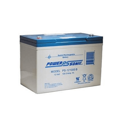 Batería 12V, 100AH, Para Respaldo, Tecnologías AGM/VRLA, 10-12 Años Vida Útil, Terminales B (M6), Reconocida UL | PS-121000-B