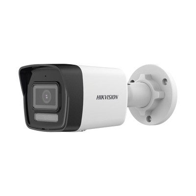 Bala IP 6 Megapixel / Lente 2.8 mm / Dual Light (30 mts IR + 30 mts Luz Blanca) / Micrófono Integrado / ACUSENSE Lite / Exterior IP67 / H.265 / PoE | DS-2CD1063G2-LIU