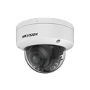 Domo IP 4 Megapixel / Lente Mot. 2.7 - 13.5 mm / Dual Light (40 mts IR + 40 mts Luz Blanca ) / SSD Integrado 1 TB / 2 Micrófonos Integrados / Alarmas I/O / IP67 / IK10 / WDR 130 dB / PoE + / AcuSense / DarkFighter S / Micro SD | DS-2CD3746G2HT-LIZSU(1T)