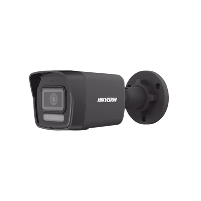 [Dual Light] Bala IP 4 Megapixel / Color Negro /  Lente 2.8 mm / 30 mts IR + 30 mts Luz Blanca / Micrófono Integrado / ACUSENSE Lite / Exterior IP67 / H.265 / PoE  / Micro SD | DS-2CD1043G2-LIUF/BLACK