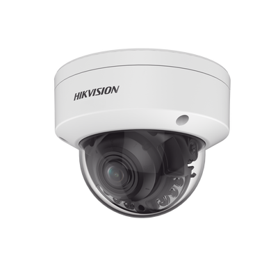 Domo IP 4 Megapixel / ColorVu / Lente 2.7 - 13.5 mm / Luz Blanca 40 mts / WDR 130 dB / Exterior IP67 / IK10 / Captura Facial / Conteo de Personas / Videoanaliticos / AcuSense | DS-2CD3747G3T-LIZSU