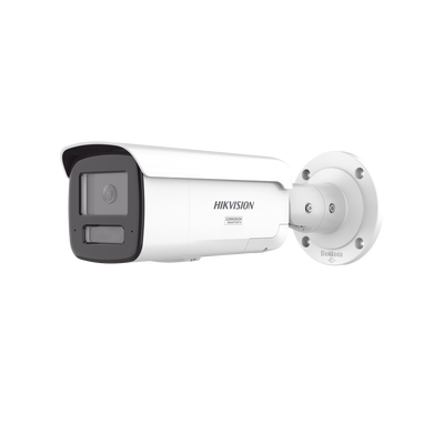 [Dual Light + ColorVu 3.0 + HikAI] Bala IP 4 Megapixel / Lente 4 mm / 60 mts IR + Luz Blanca / Exterior IP67 / Estrobo Luz Blanca / WDR 130 dB / ACUSENSE 3.0 / Metal / NEMA 4X / ACUSEARCH | DS-2CD2T47G3-LIS2UY/SL