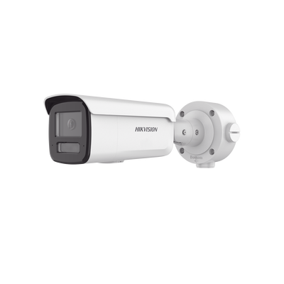Bala IP 8 Megapixel / Lente 4 mm / Dual Light (60 mts IR + 60 mts Luz Blanca ) / Darkfighter S / Exterior IP67  / WDR 130 dB / 4 Analíticos: AcuSense, Deteccion Facial, Conteo de Personas por Cruce y Zona | DS-2CD3T87G3-LISU