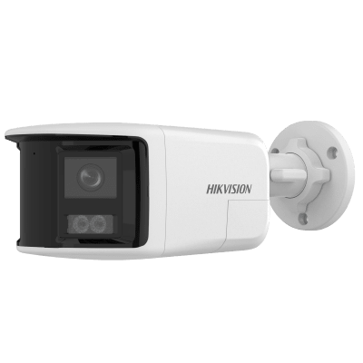 [PROTECCIÓN ACTIVA] Bala IP 6 Megapixel / 2 Lentes de Lente 2.8 mm (Imagen Panorámica 180°) / 30 mts IR / Exterior IP67 / Luz Intermitente y Alerta de Audio / Audio Bidireccional / ACUSENSE / WDR 120 dB / Micro SD | DS-2CD1T63G2P-LIUF/SL