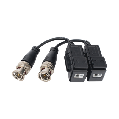 Kit de Transceptores (Baluns) con Terminal PUSH SUPERIOR, Resolución 4K , Cable flexible COAXIAL Blindado / COAXITRON / AUDIO POR COAXITRON / Menu OSD /Conector 100% COBRE / protección TVS, Calidad PREMIUM | TT-101-F-TURBO