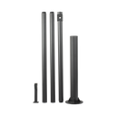 Poste Seccionado de 6 Metros / Especializado para la Instalación de Videovigilancia / Incluye Base de Cimentación y Brazo para Cámara PTZ / Color Negro | XGAPOLE6M/A