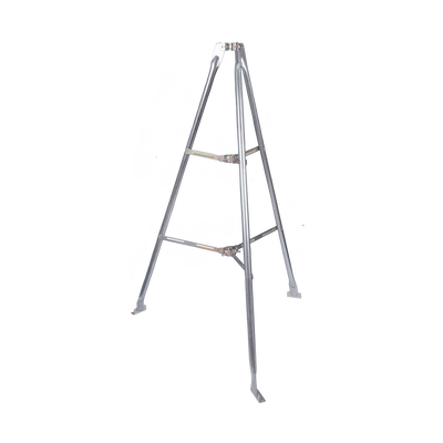 Montaje de tripie para exterior, altura total del tripie 1.52 m. Compatible con mástiles de hasta 3 m de largo 1  1/4 a 2" de diámetro | LP-TP-2