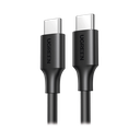 Cable USB-C a USB-C | 1 Metro | Carga Rápida de hasta 60W | Transferencia de datos de 480 Mbps | PD3.0 | QC 4.0/3.0/2.0 | FPC | AFC | Duradero y Flexible| Caja ABS | Cubierta de TPE | Color Negro. | 50997