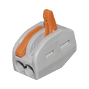 Conector Compacto para 1 Cable de Entrada 1 Cable de Salida / Cables Compatibles 12AWG-28AWG | CON-1003