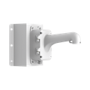 Montaje de Esquina con Caja de Conexión para Domos PTZ epcom y HIKVISION / Fabricado con Aleación de Aluminio y Acero | DS-1604ZJ-BOX-CORNER