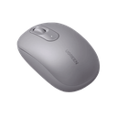 Mouse Inalámbrico 2.4G 800/1200/1600/2400 DPI | Función de 3 botones | Alcance 10m | Silencioso |  Ergonómico | Anti-caída y Anti-interferencias | Batería Alcalina AA incluida  | Color Grey. | 90669