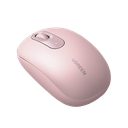 Mouse Inalámbrico 2.4G 800/1200/1600/2400 DPI | Función de 3 botones | Alcance 10m | Silencioso |  Ergonómico | Anti-caída y Anti-interferencias | Batería Alcalina AA incluida  | Color Dusty Pink. | 90686