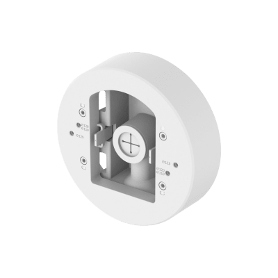 Adaptador de poste compatible con camaras tipo domo Hanwha / verificar compatibilidad | SBD-140PMW