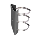 Montaje para Poste Vertical / Diametro de 400 a 600 mm / Acero Galvanizado (SUS304) / Color Plateado | DS-1275ZJ-BJH/600MM