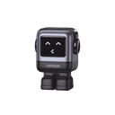 Cargador Mini GaNRobot 30W serie UNO | 1 USB-C de Carga Rápida | Tecnología GaN II | Multiprotocolo PD/QC/SCP/FCA | Carga Inteligente | Pantalla LED | Zapato Magnético Extraíble | Thermal Guard | Color Negro. | 15550B