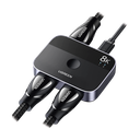 Conmutador HDMI 2.1 8K @60Hz | HDMI Splitter 2 Entradas a 1 Salida | Soporta 4K @120Hz 1080P @240Hz 3D | HDR Dolby | Alta Velocidad 48Gbps | Formatos de Audio LPCM/DTS/DSD, 2,0/2,1/5,1/7,1 canales. | 90385