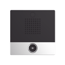 Mini Intercomunicador para hotelería y hospitales, con diseño elegante, PoE, 1 botón, 1 relevador integrado de salida y entrada. | I10S