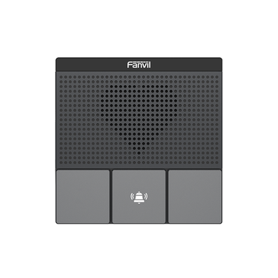 Mini Intercomunicador Wi-Fi para hotelería, hospitales, con diseño elegante, PoE, 3 botones, 1 relevador integrado de salida y entrada. | A10W