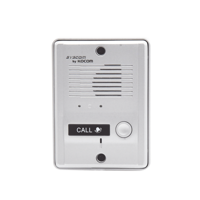 Frente de calle metálico para audio porteros | MS-2D