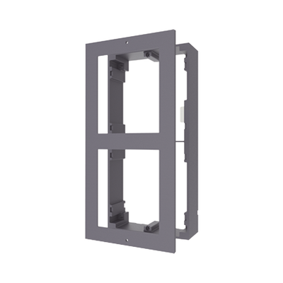 Base de 2 Espacios para Videoportero IP Hikvision / Instalación en SUPERFICIE | DS-KD-ACW2