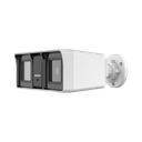 [Dual Light + ColorVu] Bala TURBOHD 3K (5 Megapixel) / Lente 2.8 mm / 60 mts IR + 60 mts Luz Blanca / Gran Angular 104.9° / Exterior IP67 / Micrófono Integrado / dWDR / 4 Tecnologías | DS-2CE18K0T-LFS