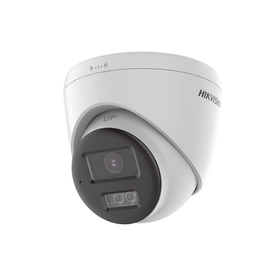 [Audio Bidireccional + Dual Light + ColorVu] Turret TURBOHD 4K (8 Megapixel) / Lente 2.8 mm / 40 mts IR EXIR + 40 mts Luz Blanca / Micrófono y Bocina Integrado / Exterior IP67 / dWDR | DS-2CE78U0T-LTS