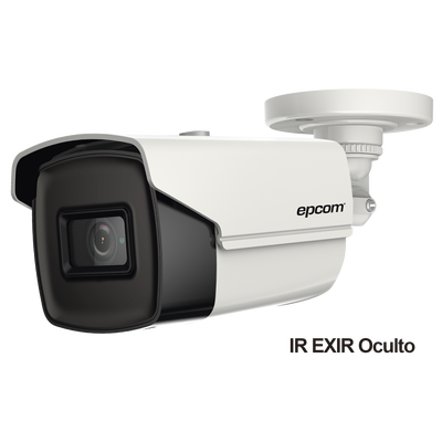 Bala TURBOHD 4K (8 Megapixeles) / Gran Angular 102º / Lente 2.8 mm / Exterior IP67 / IR EXIR 60 mts / dWDR | B4K-TURBO-LX