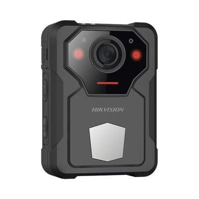 Body Camera Portátil / Grabación a 2K (4 Megapixel) / Pantalla 1.77" TFT / Fotos de Hasta 40 Megapixel / IP67 / H.265 / 128 GB de Almacenamiento / Microfono Integrado | DS-MCW406/128G