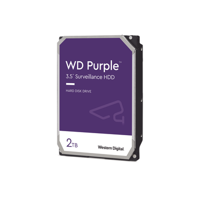 Disco Duro PURPLE de 2TB / 3 AÑOS DE GARANTÍA / Para Videovigilancia | WD23PURZ