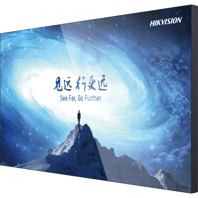 Pantalla LCD 46" para TV WALL / Entrada HDMI - VGA - DVI - DP / Monitor Robusto / Bisel Delgado (2.5 mm) / Soportan Daisy Chain (Conexión en Cadena sin Software) | DS-D2046TL-2B