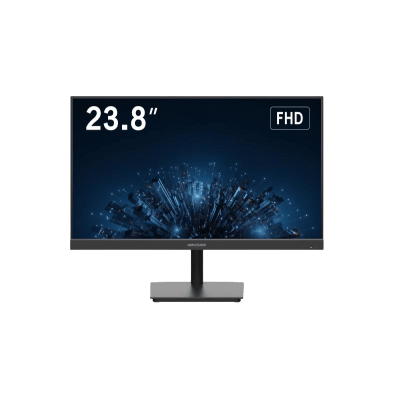 Monitor LED FullHD (1080p) de 24" / Ideal para CCTV, Oficina y Hogar / Entrada HDMI-VGA-BNC / Montaje VESA ( 75 X 75) / Uso 24/7 / Backlight E-LED / Ultra Delgado | DS-D5224F2-1V1S/B